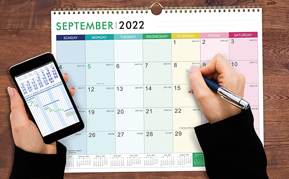 2022 Monthly Wall Calendar